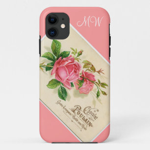 Vintage Pink Floral Rose - iPhone 5 Case-Mate iPhone Hülle
