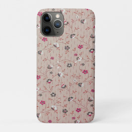 Vintage Pink Floral Vine Small Ditsy Seamless Case-Mate iPhone Hülle