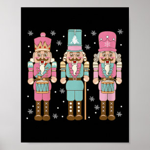 Vintage Pink Nussknacker Squad Frauen Mädchen Kind Poster