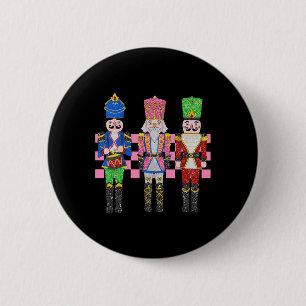 Vintage Pink Nussknacker Squad Llet Frauen Pink We Button