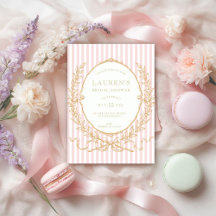 Vintage Pink Paris Glam Hochzeitsdusche