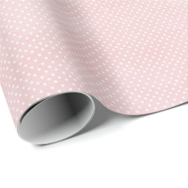 Vintage Pink Polka Dot Coquette Wrapping Paper Geschenkpapier