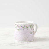 Vintage Pink Princess Baby Cups Espressotasse (Vorderseite Rechts)