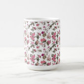 Vintage Pink Roses Kaffeetasse (Mittel)