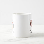 Vintage Pink Tulpe Blume cooles Blumengeschenk Kaffeetasse (Mittel)
