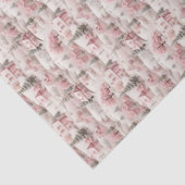 Vintage Pink Weihnachten  Seidenpapier (Detail)