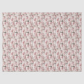Vintage Pink Weihnachten  Seidenpapier (Vorderseite)