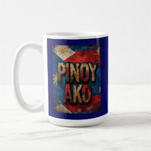 Vintage Pinoy Ako Philippines Stolz Kaffeetasse