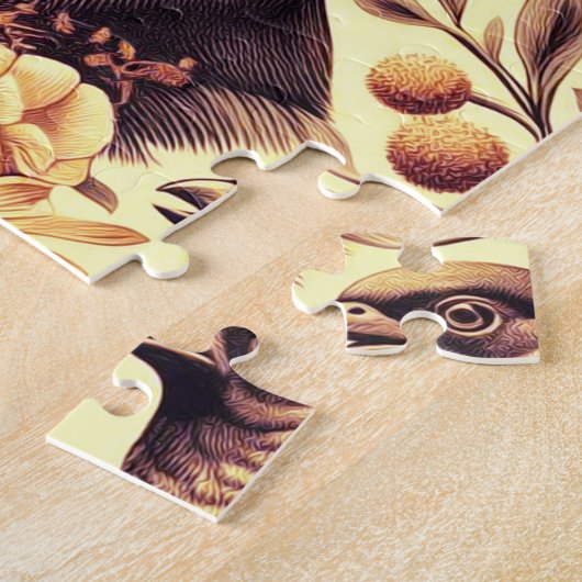 Vintage Pinscher Illustration Puzzle (Seite)