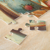 Vintage Pinscher-Malerei Puzzle (Seite)