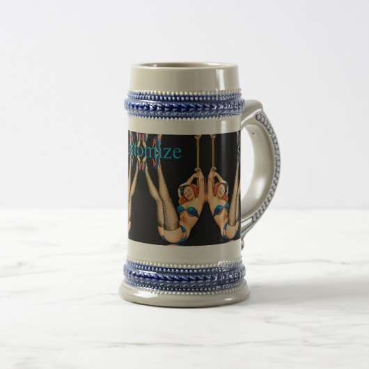 Vintage Pinups Thunder_Cove Bierglas (VorderseiteRechts)