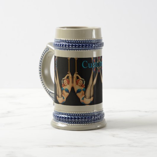 Vintage Pinups Thunder_Cove Bierglas (Vorderseite Links)