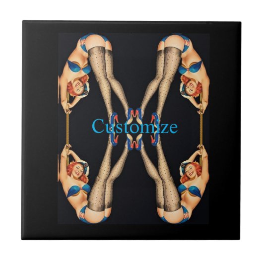 Vintage Pinups Thunder_Cove Fliese (Vorderseite)