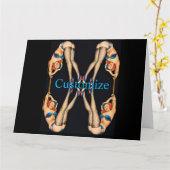 Vintage Pinups Thunder_Cove Karte (Gelbe Blume)