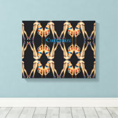 Vintage Pinups Thunder_Cove Leinwanddruck (Insitu (Holzboden))