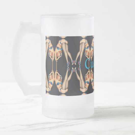 Vintage Pinups Thunder_Cove Mattglas Bierglas (Links)