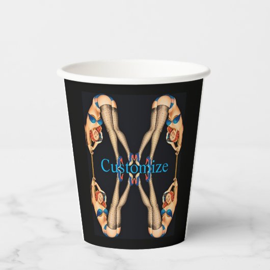 Vintage Pinups Thunder_Cove Pappbecher (Vorderseite)