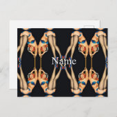 Vintage Pinups Thunder_Cove Postkarte (Vorne/Hinten)