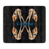 Vintage Pinups Thunder_Cove Schneidebrett (Vorderseite)