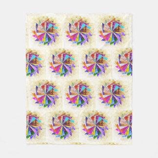 Vintage-Pinwheel-Quilt-Muster  Fleecedecke