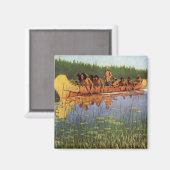 Vintage Pioniere, große Forscher von Remington Magnet (Vorderseite/Rückseite)