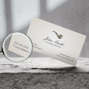 Vintage Pipe Consulting Detection Visitenkarte