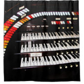 Vintage Pipe-Organ Dusche Vorhang (Vorderseite)