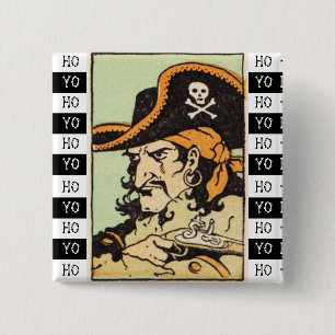 Vintage-Pirat Button