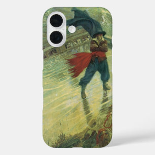 Vintage-Pirat, Der Fliegende Holländer von Howard iPhone 16 Hülle