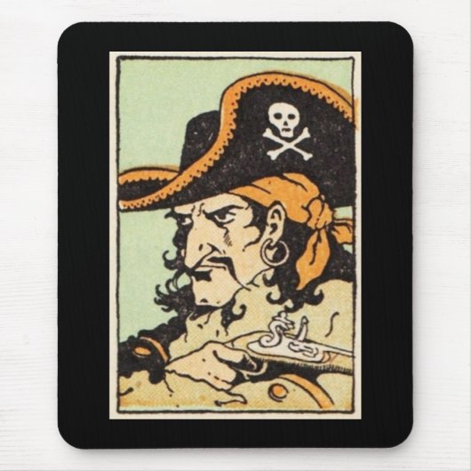 Vintage-Pirat Mousepad (Vorne)