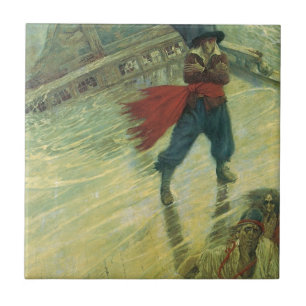 Vintage-Pirat, The Flying Dutchman von Howard Pyle Fliese