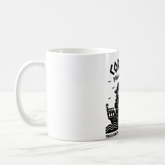 Vintage Pirate Linocut Mug- Corsario Privateers Kaffeetasse