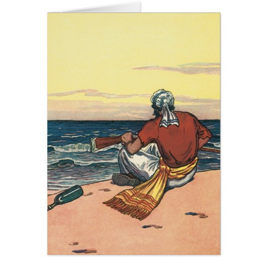 Vintage Piraten auf einer veralteten Insel (Vorne)