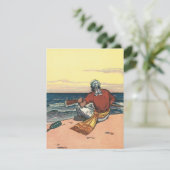 Vintage Piraten auf einer veralteten Insel (Stehend Vorderseite)