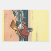 Vintage Piraten auf einer veralteten Insel Geschenkpapier Set (Vorderseite 2)