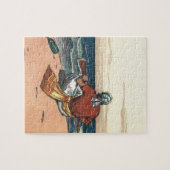 Vintage Piraten auf einer veralteten Insel Puzzle (Horizontal)