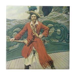 Vintage-Piraten, Captain Keitt von Howard Pyle Fliese