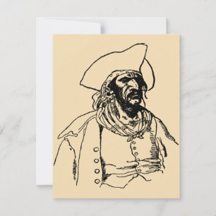 Vintage-Piraten, eine Piratenskizze von Howard Pyl