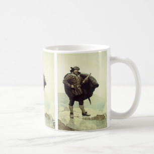 Vintage-Piraten, Kapitän Bill Bones von NC Wyeth Kaffeetasse
