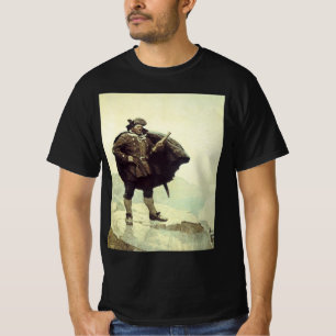 Vintage-Piraten, Kapitän Bill Bones von NC Wyeth T-Shirt