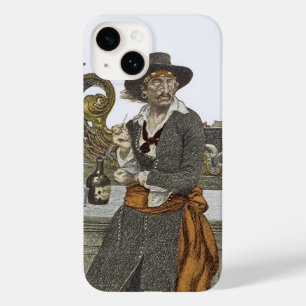 Vintage Piraten, Kidd auf dem Deck der Abenteuerga Case-Mate iPhone Hülle