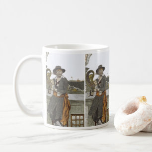 Vintage-Piraten, Kidd auf dem Deck der Adventure G Kaffeetasse