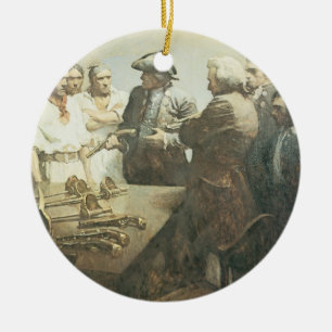Vintage-Piraten, Vorbereitung auf die Meuterei von Keramik Ornament