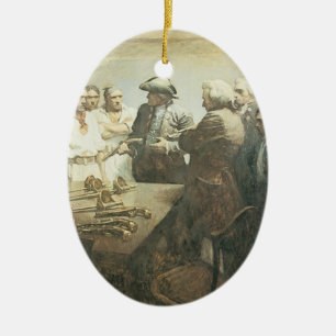 Vintage-Piraten, Vorbereitung auf die Meuterei von Keramik Ornament