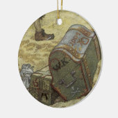 Vintage Piraten, William Kidd Burying Treasure Keramikornament (Links)