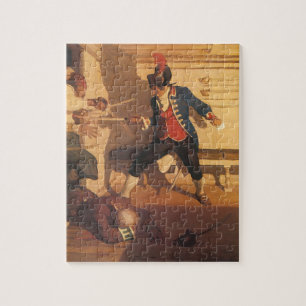 Vintage-Piratencaptain, Schwertkampf von NC Wyeth Puzzle