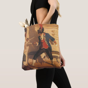 Vintage-Piratencaptain, Schwertkampf von NC Wyeth Tasche
