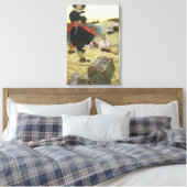 Vintage Pirates, William Kidd Burying Treasure Leinwanddruck (Insitu (Schlafzimmer))
