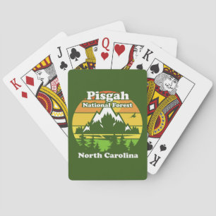 Vintage Pisgah National Forest North Carolina Spielkarten