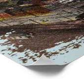 Vintage Pittsburgh 1800er Canvas Print Poster (Ecke)